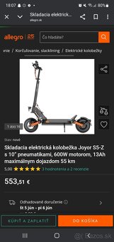Elektronická kolobežka Joyor - 5