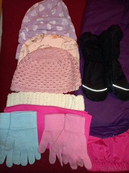 Otepľovačky veľ.128 +čiapky,rukavice,nákrčníky -BALÍK - 5