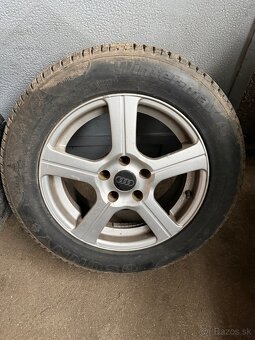 Al disky Audi, Škoda+pneumatiky 225/55 R16. - 5