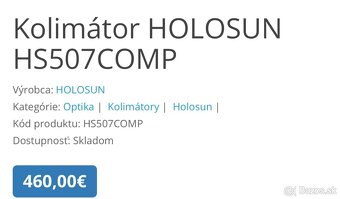 Kolimátor HS5O7COMP - 5