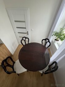 Jedálenský stôl a stoličky (rozkladací) - 5