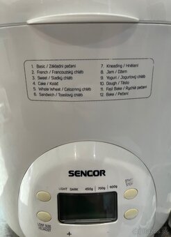 Domáca pekáreň chleba Sencor SBR 1031WH - 5