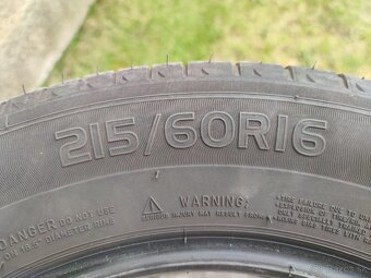 Predám letné pneumatiky 215/60R16 - 5