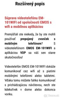 Videovratnik EMOS 101 wifi - 5