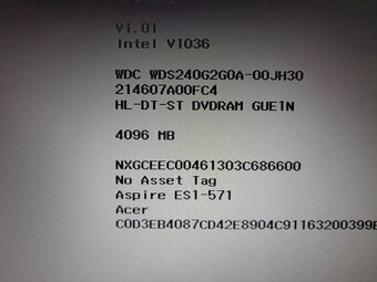 rozpredám funkčný notebook Acer aspire ES1-571 - 5