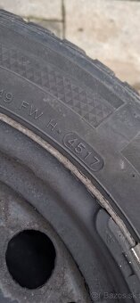 Predám zimné pneumatiky s diskami – 195/60 R16 - 5