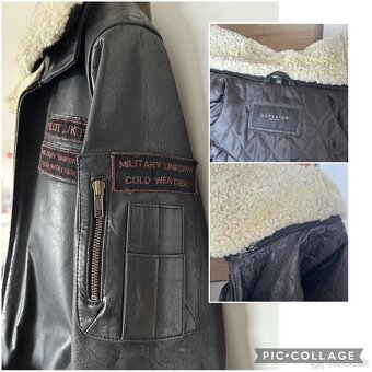 Pánska kožná bunda (PILOT) - 5