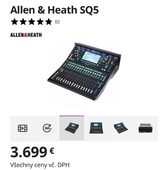 Allen&Heath SQ5 + case + waves karta + pluginy - 5