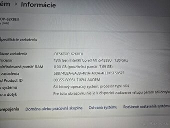 Dell Latitude 3440 s procesorom i5 13 generacie 8gb ram a 25 - 5