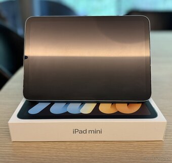 iPad Mini 7 generácia 256GB modý + obal + matná fólia na dis - 5