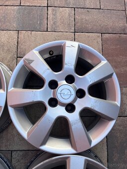 Orig. Hliníkové disky Opel R15 5x110 - 5