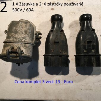 Stahováky vrtáky zásuvky a zástrčky 500 V / 60 A - 5