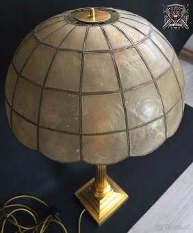 EXKLUZÍVNA HISTORICKÁ STOLOVÁ LAMPA - 5