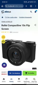 Fotoaparát Rollei Compactline 10x Flip Screen - 5