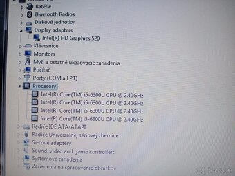 predám Lenovo Thinkpad T470 , Intel i5 , 8gb ram , Win 7 - 5