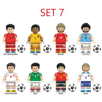 Figúrky futbal + basketbal (8ks) typ lego - nové - 5