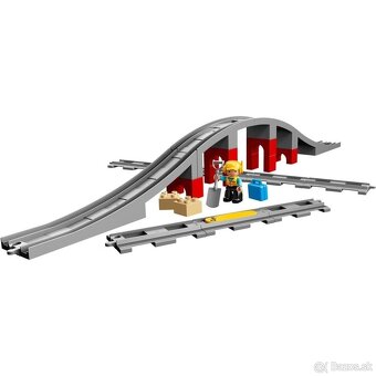 Lego duplo vlak, kolajnice a most - 5