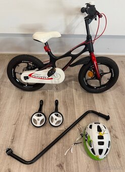 Detský bicykel RoyalBaby SPACE SHUTTLE, 14", čierny. - 5