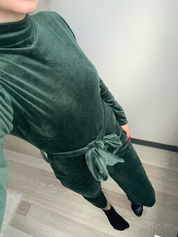 Dámsky dlhý zamatový overal - 5