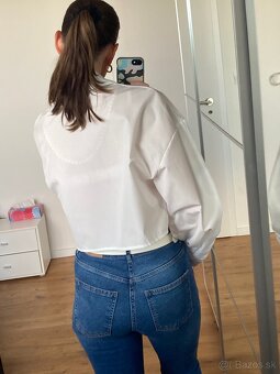 Cropp biela košeľa L - 5