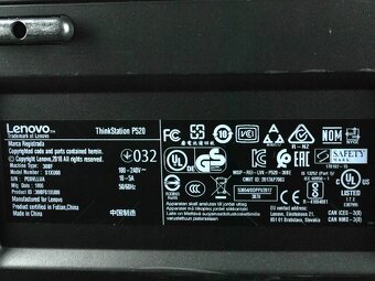 Lenovo P520 - W-2133, RTX A2000, 32GB, 512GB NVMe, ZÁRUKA,OS - 5