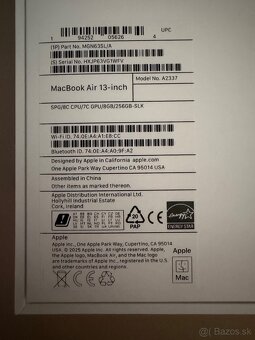 Apple Macbook Air m1 256gb space grey - 5
