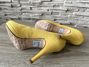 Žlté lodičky Tamaris - 5
