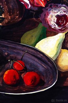 Zátišie I. , G.Siczawiňski, olej na plátne, 850× 750 mm - 5