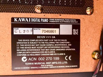 KAWAI CL-20F - Pod stromček - 5