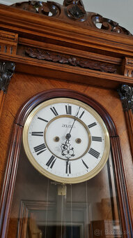 Starožitné nástenné hodiny Zelisko Prag - 5