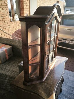 Nástenné vitríny v rustikálnom štýle – 2 ks - 5