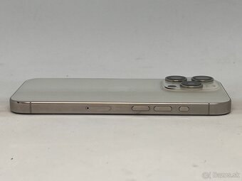 IPHONE 15 PRO WHITE TITANIUM 128GB ZÁRUKA - VEĽMI PEKNÝ STAV - 5