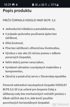 Ponorné čerpadlo - 5