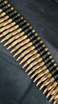 Black metal bullet belt - 5