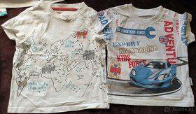 7x tričko, 5x kraťase, nohavice veľ. 74 - 80 - 5