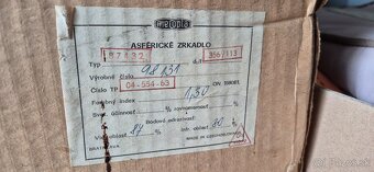 Starožitné asfericke zrkadlo (tienidlo) - 5