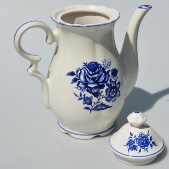 HRACÍ veľký porcelánový čajník z Anglicka - 5
