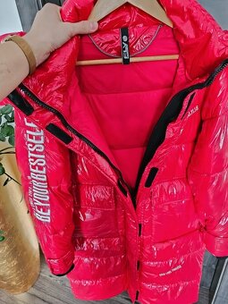 Zimná  extravagantná bunda M/L - 5