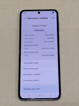 Samsung Galaxy Z Flip 4 - Modrý - 5