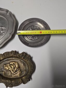 Starožitné taniere a popolnik - 5