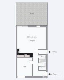 BOSEN | 2 izb.byt s možnosťou prerobenia na 3.izb.terasa a v - 5