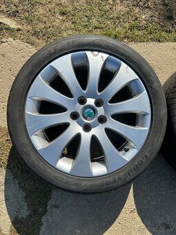 Disky škoda Superb 2 225/45 r17 - 5