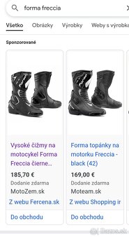 Predám moto topánky Forma Freccia vel.45 - 5