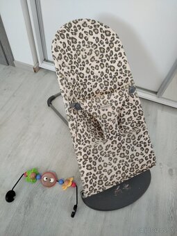 BABYBJÖRN ležadlo Bliss Beige Leopard Print Cotton - 5