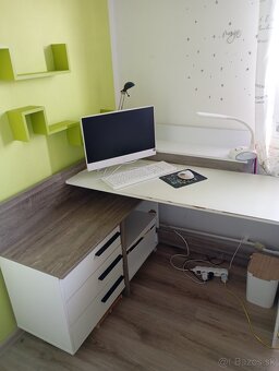 PC stolík, univerzálny rohový - 5