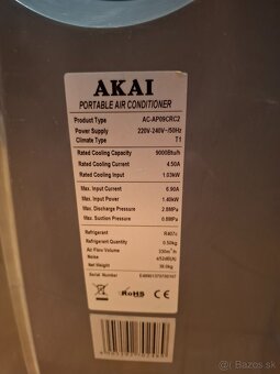 Prenosná klimatizácia AKAI - 5