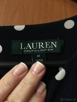 NOVÉ/RALPH LAURENT originál  dámske saty L - 5