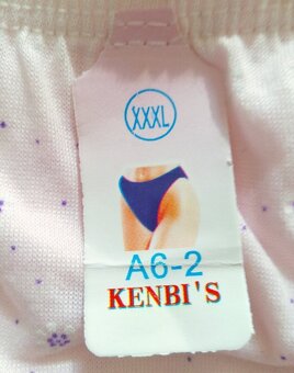 dámske nohavičky 16 ks vel. XXL až XXXL (NOVÉ) + podprsenky - 5