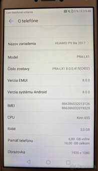 Predám Huawei p9 lite 2017 - 5