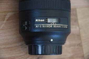 Objektiv Nikkor AF-S 85mm f/1.8G - 5